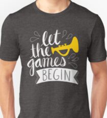Lasst die Spiele beginnen Unisex T-Shirt