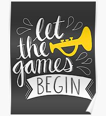 Lasst die Spiele beginnen Poster