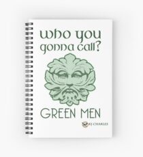Who You Gonna Call light backgrounds Spiral Notebook