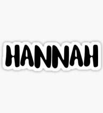 HANNAH Sticker