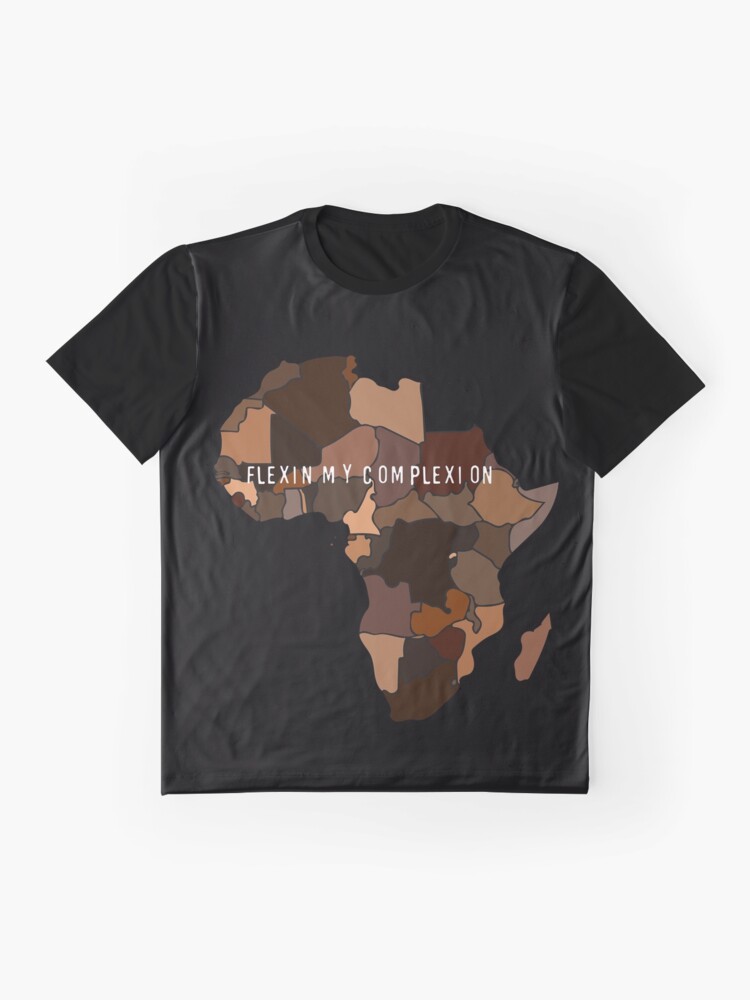 Alternate view of Flexin My Complexion Graphic T-Shirt