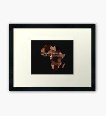 Flexin My Complexion Framed Print