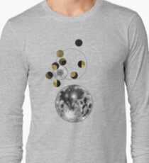 Phases of the Moon Long Sleeve T-Shirt