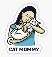 Pegatina Cat Mommy