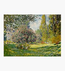 Der Parc Monceau - Claude Monet Fotodruck
