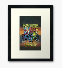 King Gizzard and the Lizard Wizard Gizzfest Framed Print