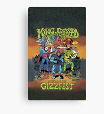 King Gizzard and the Lizard Wizard Gizzfest Canvas Print
