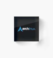 Arch Linux Acrylic Block