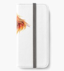 HIGHLAND COW 'PEEKABOO' VON SHIRLEY MACARTHUR iPhone Flip-Case/Hülle/Klebefolie