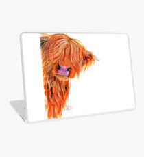 HIGHLAND COW 'PEEKABOO' VON SHIRLEY MACARTHUR Laptop Folie