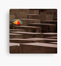 Zu viel Farbe Canvas Print