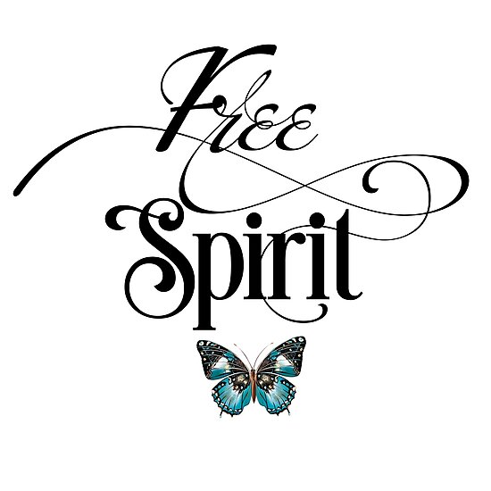 free spirit butterfly motivational cute sweet girly typography quotes