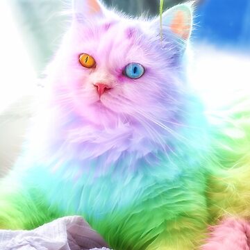 Unicorn Rainbow Cat Poster for Sale by BonniePhantasm