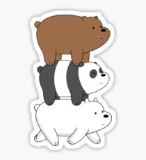 We Bare Bears - Bear Stack Sticker