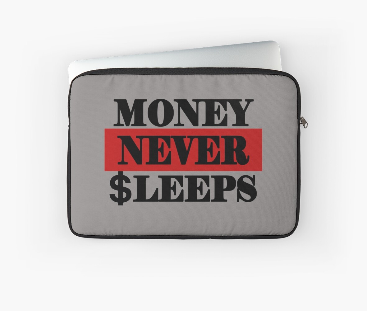 money never sleeps tshirt