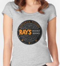Ghostbusters - Rays Occult Books Women's Fitted Scoop T-Shirt