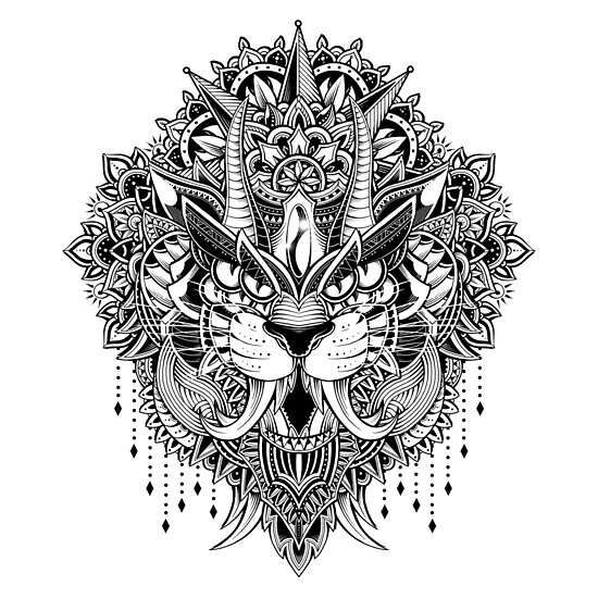 Download "Tiger-Mandala" Poster von GODZILLARGE | Redbubble