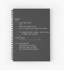 Cuaderno de espiral Geek Coder