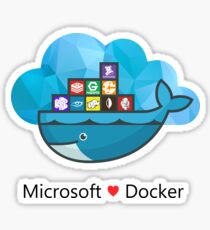Docker + Microsoft Azure Sticker