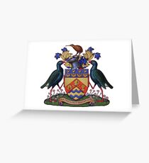 Christchurch Coat of Arms, New Zealand Greeting Card