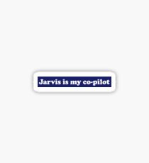 Jarvis is my co-pilot Sticker