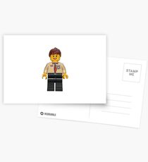 LEGO Female UK Scout Leader Postcards