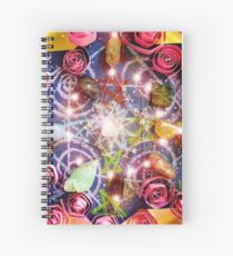 Reiki Crystal Healing Grid Spiral Notebook
