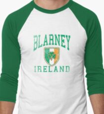Blarney, Ireland with Shamrock Men's Baseball ¾ T-Shirt