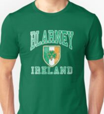 Blarney, Ireland with Shamrock Unisex T-Shirt