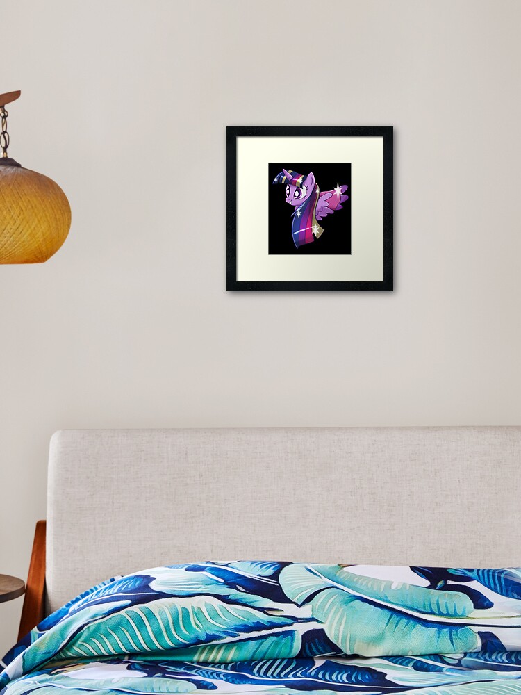 Rainbowfied Princess Twilight Sparkle Framed Art Print