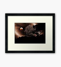 Blood Moon Framed Print