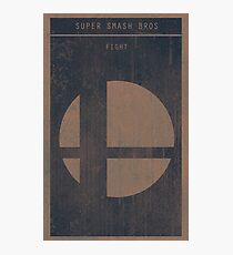 Super Smash Bros. Gaming Poster Photographic Print