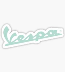 Vespa Logo Mint Sticker