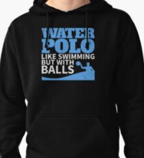 Sudadera con capucha Waterpolo le gusta nadar pero con B