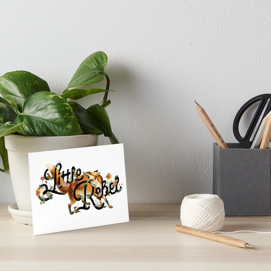 Little Rebel Art Board Print