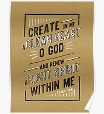 Clean Heart Poster