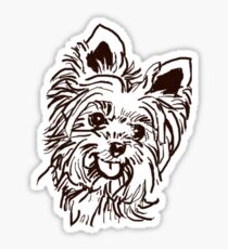 The Yorkie Love of My Life Sticker