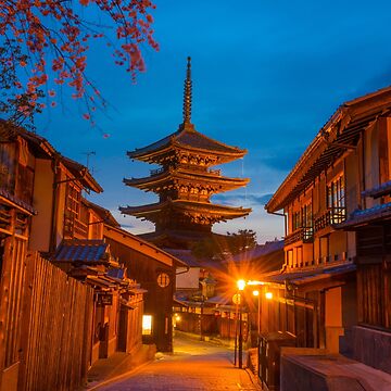 Artwork thumbnail, Kyoto At Night by AdrianAlford