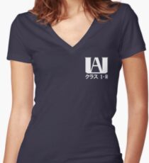 U.A. High Student (My Hero Academia) Women's Fitted V-Neck T-Shirt