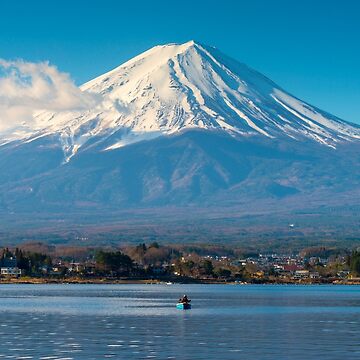 Artwork thumbnail, Mount Fuji Fishing Boat by AdrianAlford