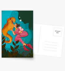 A Girl and her Eel Postcards