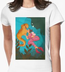 A Girl and her Eel Women's Fitted T-Shirt