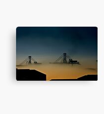 traffic in the sky Canvas Print