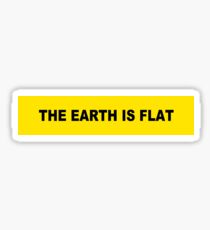 The Earth is Flat Sticker
