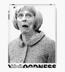 Theresa May Swearing - Oh Goodness! (Fields of Wheat) iPad Case/Skin