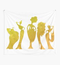 Singers Inspired Silhouette Wall Tapestry