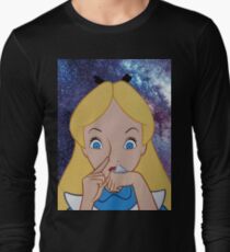 Alice in Wonderland doing a Bump Long Sleeve T-Shirt