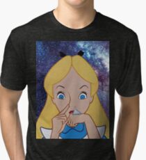 Alice in Wonderland doing a Bump Tri-blend T-Shirt