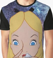 Alice in Wonderland doing a Bump Graphic T-Shirt