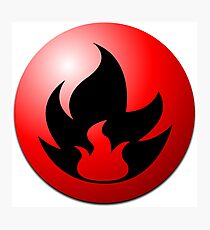 Fire Energy Photographic Print